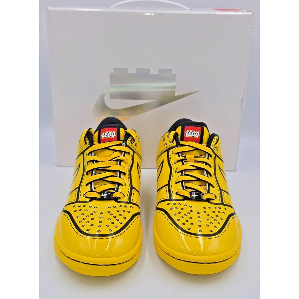 Nike Dunk Low x LEGO Collection Tour Yellow Black GS 5Y Women’s 6.5 IF2117 700